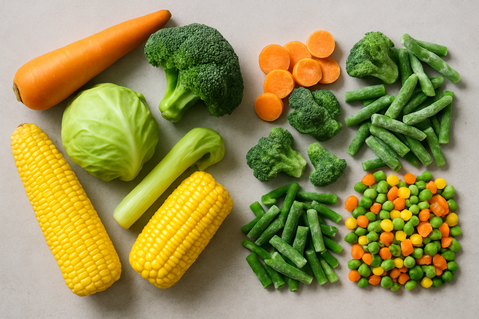 Fresh and Frozen Vegetables